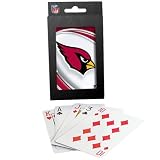 Arizona Cardinals Team Logo Vortex Design Playing Cards