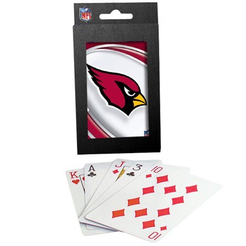 Arizona Cardinals Team Logo Vortex Design Playing Cards