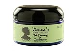 Hair Dressing & Conditioner - Ultra-Moisturizing Light Pomade. Promotes Growth. Prevents Loss. Adds Shine. Eliminates Dryness and Frizz. Light. 100% Natural. Great Hair Care!