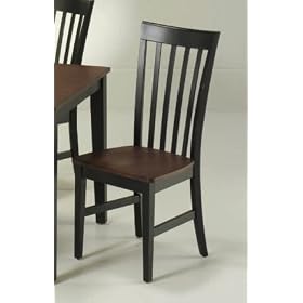 Home Styles 5173-80-CH 19-Seat-Two Side Chairs in Black and Cherry Finish