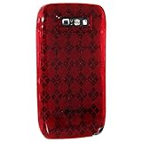 Amzer Luxe Argyle Skin Case for Nokia E71/E71x - Red