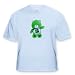 41DhFGWsIhL. SL75  Build A Bear:Green Care Bear, Carebears   Toddler Light Blue T Shirt (2T)