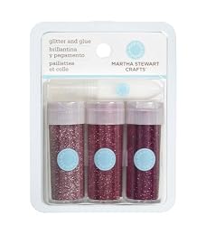 Martha Stewart Crafts Glitter, Coral Reef, 3-Pack