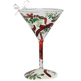 Lolita Martini Glass Christmas Ornament Kiss Me Mini-Tini
