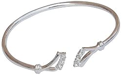 Fashion Jewellery Indian-Style Platinum Plated Cuff Bracelets