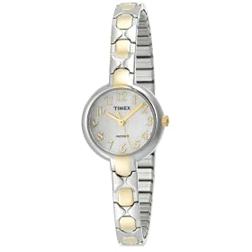 Timex Women's Classic Indiglo Two-Tone Expansion Band Watch #T2M061