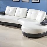 Sahara Two Piece Leather Match Sectional Sofa