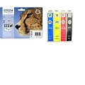 Epson Genuine T0715 Cheetah Ink set T0711 , T0712 , T0713 , T0714 , 4 cartridge mutlipack. Bulk packaged