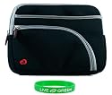 Non-OEM Amazon Kindle DX 9.7 Tri-Pocket Sleeve Case - Black