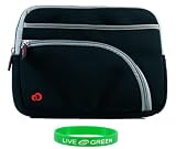 Acer Aspire One AOD150-1577 10.1-Inch Netbook Neoprene Sleeve Case - Tri-Pocket - Black