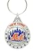 Pewter MLB Team Logo Key Ring - New York Mets - NY Mets