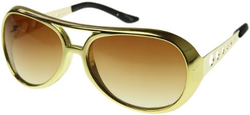 Elvis TCB - Large Elvis King of Rock Rock &amp; Roll TCB Aviator Sunglasses