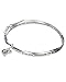 JNX Prayer for Mom Heart & Angel Wings Charm Bangle Bracelet