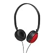 Coby CV135RED DJ Style High-Performance Stereo Headphones, Red