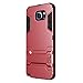 Galaxy Note 5 Case, [Heavy Duty] Galaxy Note 5 Cases with Kickstand [Dual Layer] Hard Case Cover Protective Bumper Skin for Samsung Galaxy Note 5, Black/Red