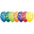 Aliens & Space Ships Qualatex Latex 11" Balloons x 5