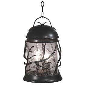 Kenroy Home 92132BRZ Twigs Hanging Lantern, Bronze