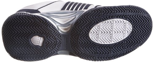 K-Swiss Men's Accomplish Long Sleeve White/Navy Lace Up 01805-109-M 10 UK
