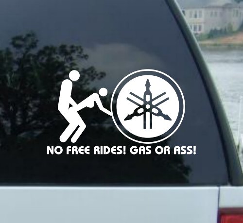 YAMAHA ROYAL ROAD V STAR 1100 1300 1700 FUNNY DECAL VMAX YZF R R1 R6 450 250 600 FZ FZR Raptor yfz 450 Jet Ski Banshee snowmobile Kodiak Grizzly V Max Road Star YZF Royal Warrior Rhino Blaster Jet Boat outboard