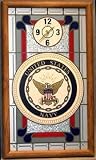 Navy Midshipmen Wall Clock Wooden Frame NCAA College Athletics Fan Shop Sports Team Merchandise