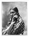 Historic Print (S): [Philomen Turning Hawk, half-length portrait, seated, facing left; left hand under chin]