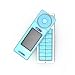 Samsung X830 1 GB Unlocked Cell Phone with MP3/Video Player--International Version with Warranty (Blue)