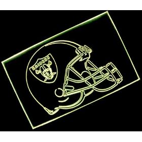 NFL- Oakland Raiders Helmet Neon Light Sign
