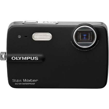 Olympus Stylus 550 Waterproof Digital Camera, 10 MP, Black - Refurbished by Olympus U.S.A.