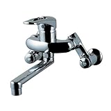 カクダイ シングルレバー混合栓 キッチン壁付用 寒冷地非対応 192-307