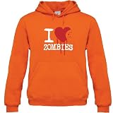 I Heart Zombies Unisex Hooded Sweatshirt