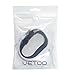 Vetoo Replacement Bands for Fitbit Flex,Fashion Silicone Bracelet Wristband Accessory,Pack of 2,Black+White