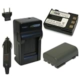 Wasabi Power Battery and Charger Kit for Canon NB-2L, NB-2LH, BP-2L5, BP-2LH, EOS 350D, 400D, Digital Rebel XT, XTi, PowerShot G7, G9 , S30, S40, S45, S50, S60, S70, S80, DC410, DC420, VIXIA HF R10, HF R100, HF R11