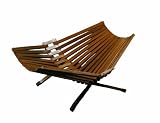 Chef Collection Foldable Bamboo Fruit Produce Basket