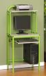 Folding Computer Tower in Lime Green/Spatter Grey Finish By Studio RTA Furniture
