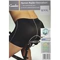 Herren Radler Retro, Funktionsunterw�sche mit Sitzpolster, schwarz