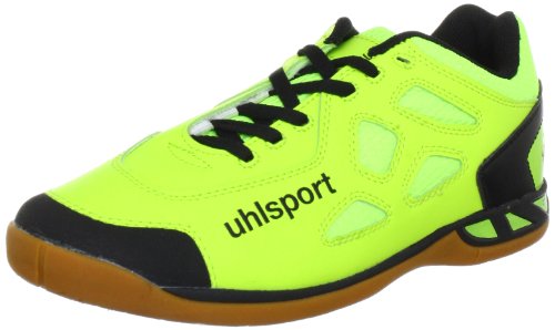 Uhlsport - Tigre Senior - Chaussures de futsal homme - Jaune Fluo/Anthracite/Noir - 7 UK 40.5 EU