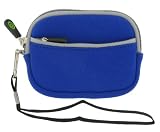 Neoprene Sleeve Case (Dark Blue) for Casio Exilim EX-S600 6MP Digital Camera Blue