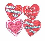 Valentine Heart Cutouts 14 in. (Printed Both Sides) Pkg/12
