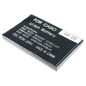 Click here to buy Eforcity Replacement NP-20 Lithium Ion Rechargeable Battery for CASIO BATTERY EXILIM EX-Z3... by eforcity.