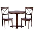 Alta 3-pc. Dining Set - Warm Walnut