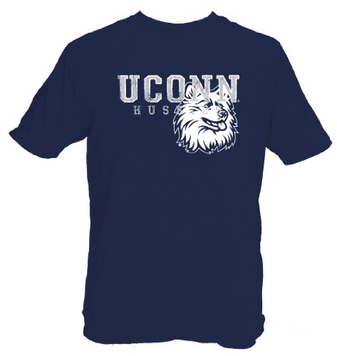 NCAA Unisex Adult Connecticut Huskies Contact Mill Dyed Tee