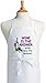 Wine Is The Answer Funny Aprons For Wine Lovers, White Chef Apron, One Size Fits All