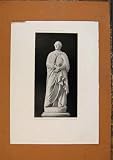 ANTIQUE PRINT c1880 STATUE OF CHARLES JOHN EARL CANNING
