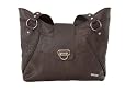 Large Leather Shoulder Bag Handbag with Clip Lock - Brown, Blue, Fawn, Tan and Black