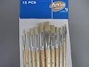 Pinselset 12 teilig Rundpinsel Flachpinsel