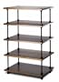 Salamander Designs A5/W Archetype 5-Shelf Audio Stand (Walnut)