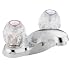Moen 4900 Chateau Two-Handle Low Arc Bathroom Faucet, Chrome