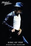 1art1 48132 Michael Jackson - King Of Pop - Dates Poster (91 x 61 cm)