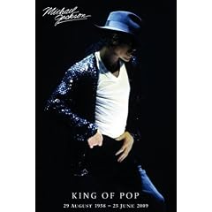 1art1 48132 Michael Jackson - King Of Pop - Dates Poster (91 x 61 cm)