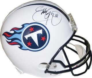 Eddie George Autographed/Hand Signed Tennessee Titans Full Size Replica Helmet- JSA Hologram